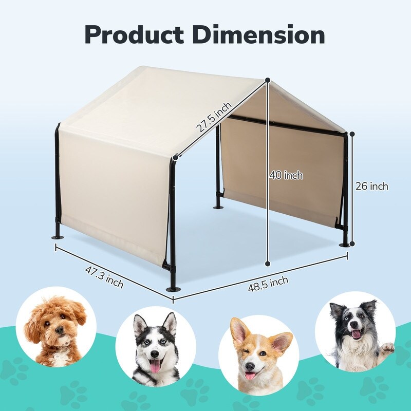 Pet Tent Pet Awning Waterproof UV Protection - N/A