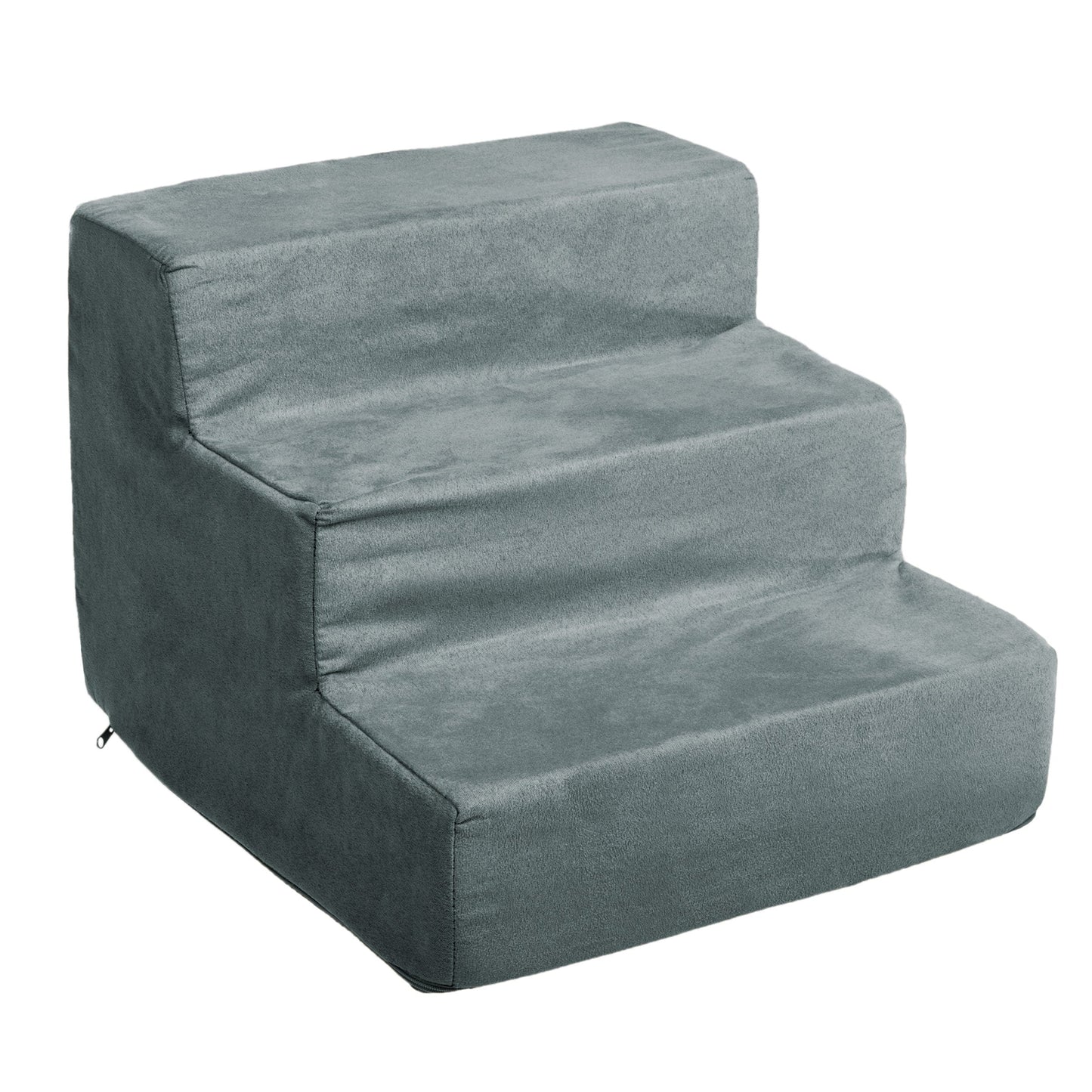Petmaker 3-Step Pet Stairs with Removable Zippered Microfiber Cover