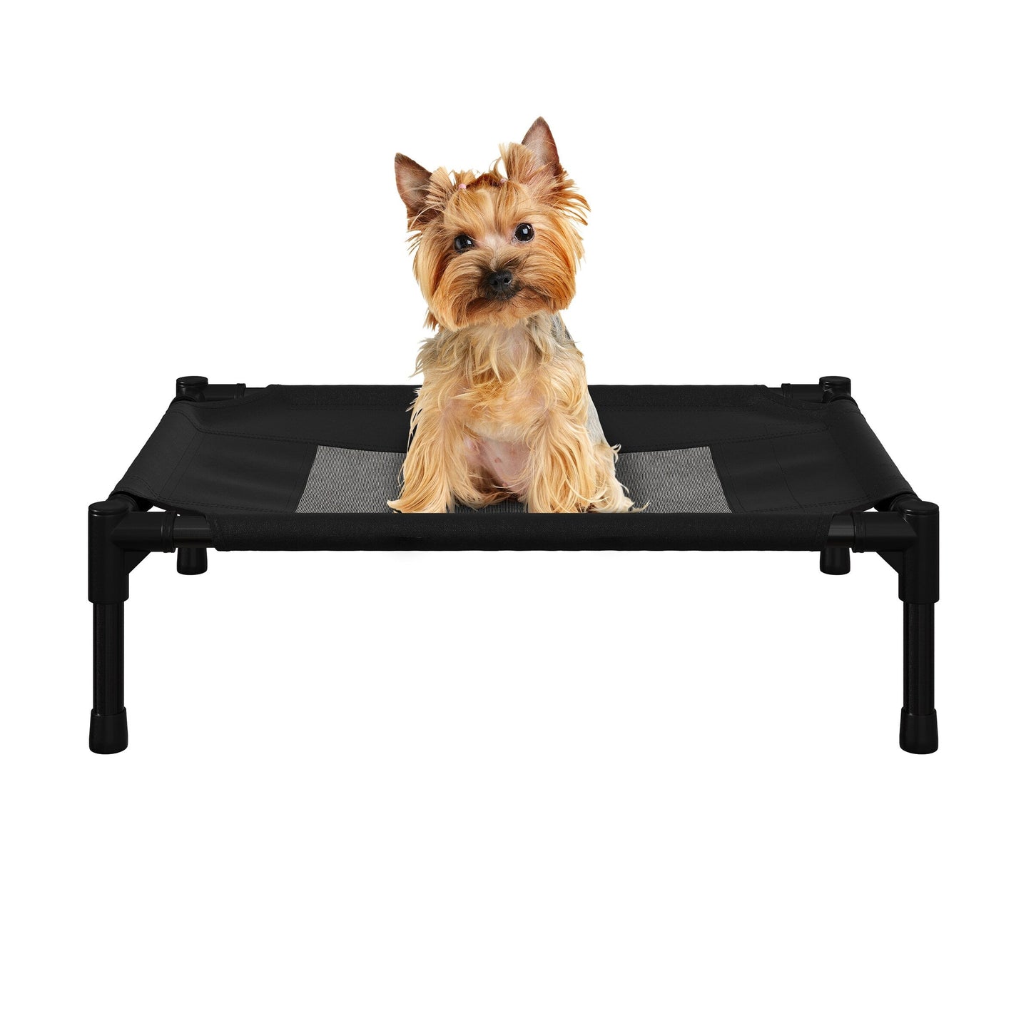 Petmaker Steel Frame Elevated Dog Bed with Non-Slip Feet - Indoor/Outdoor Puppy Cot for Pets