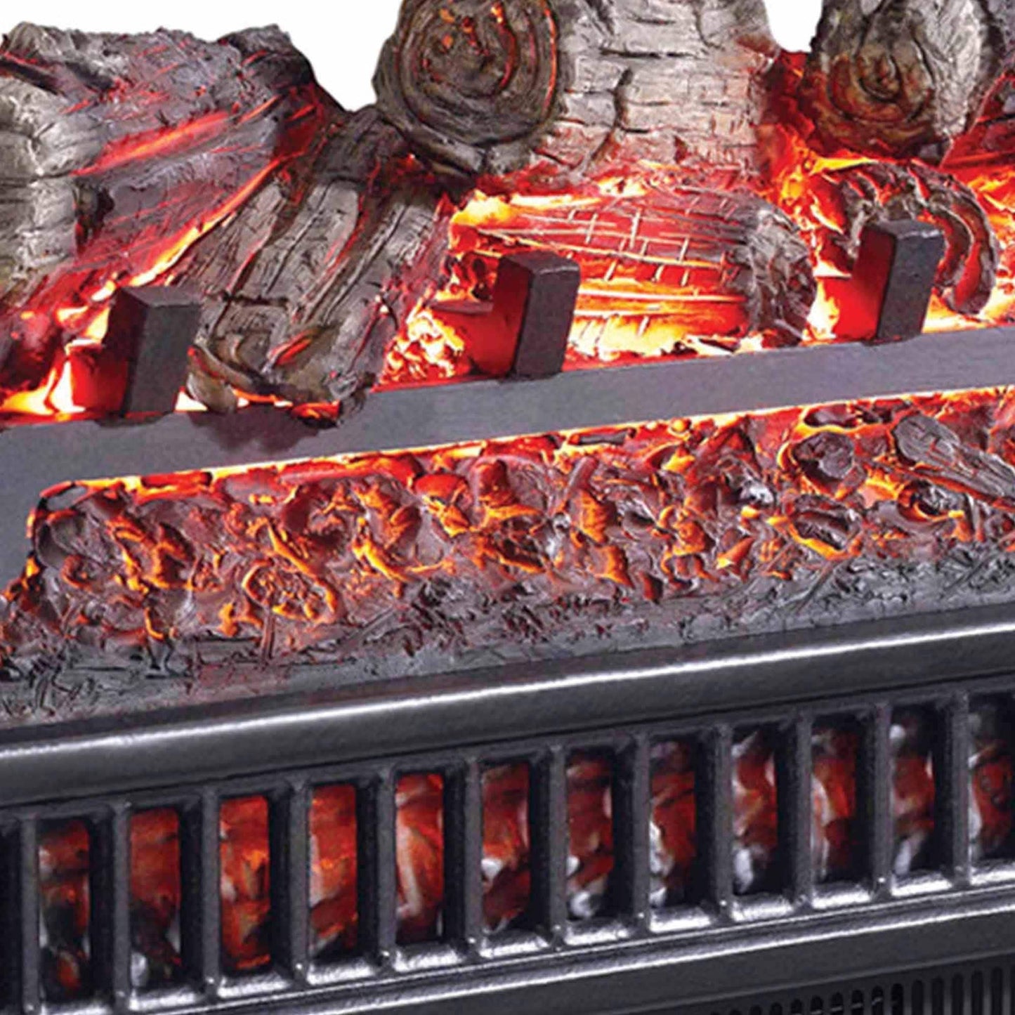 Pleasant Hearth Electric Log Insert Heater with Remote Control