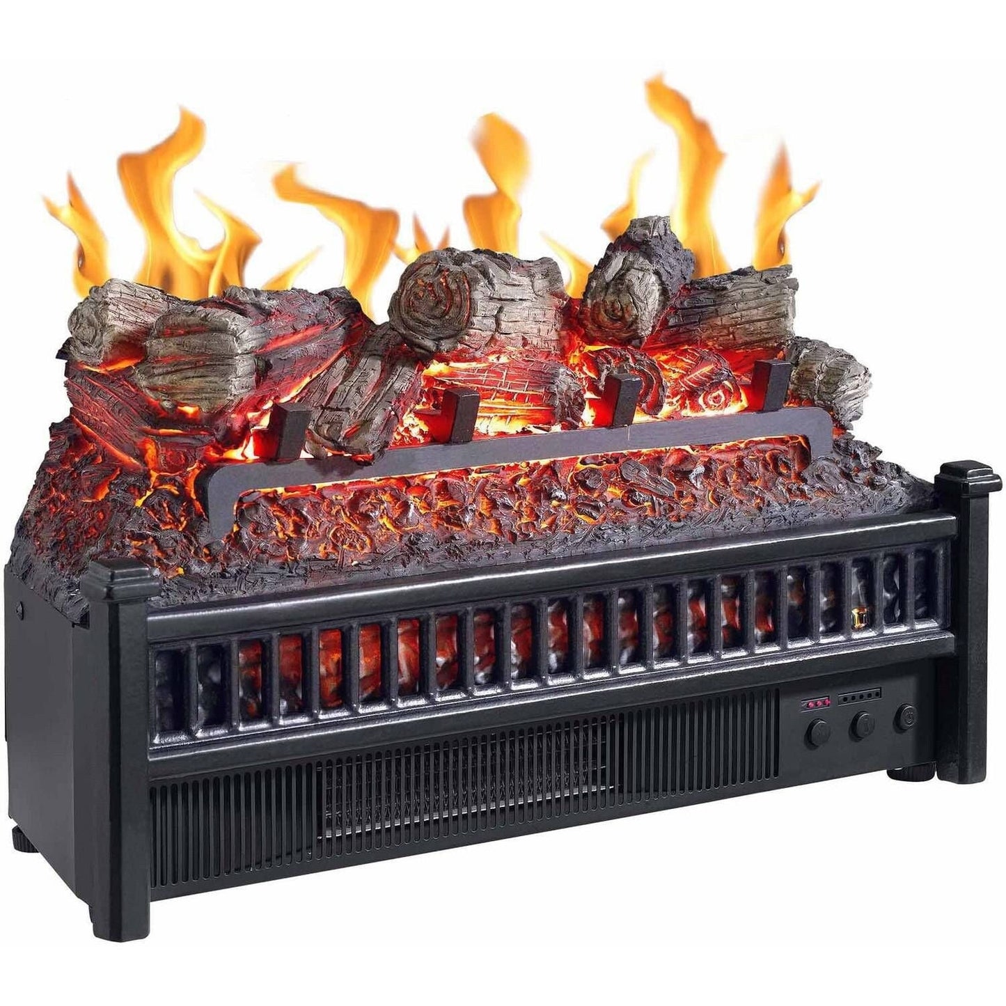 Pleasant Hearth Electric Log Insert Heater with Remote Control
