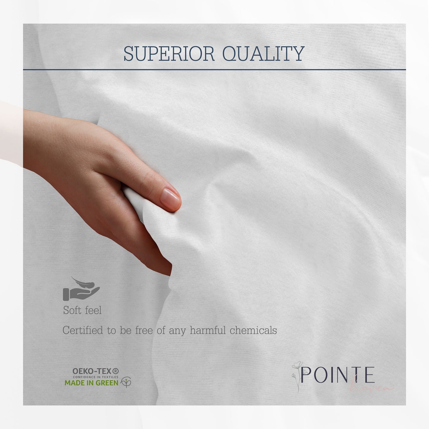 Pointehaven 175 GSM Cotton Flannel Bed Sheet Set with Oversized Sheets