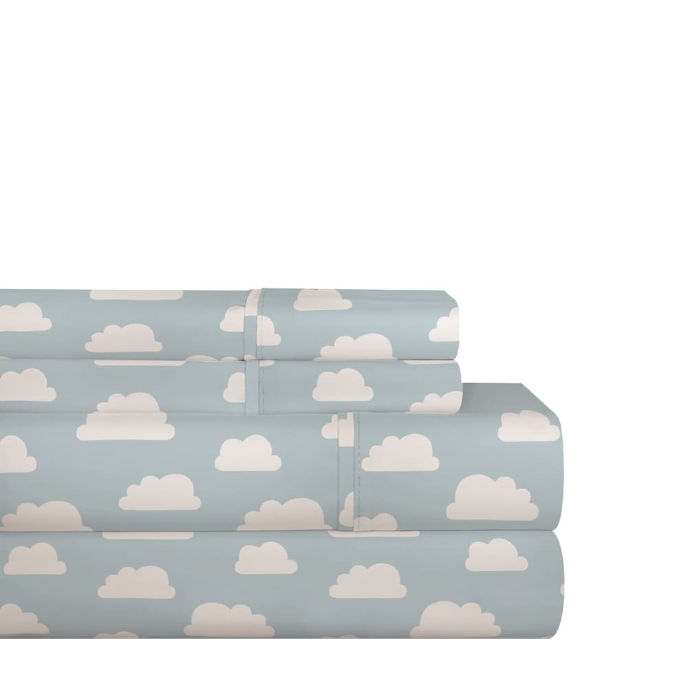 Pointehaven 200TC Cotton Percale Prints and Solids Bed Sheet Set