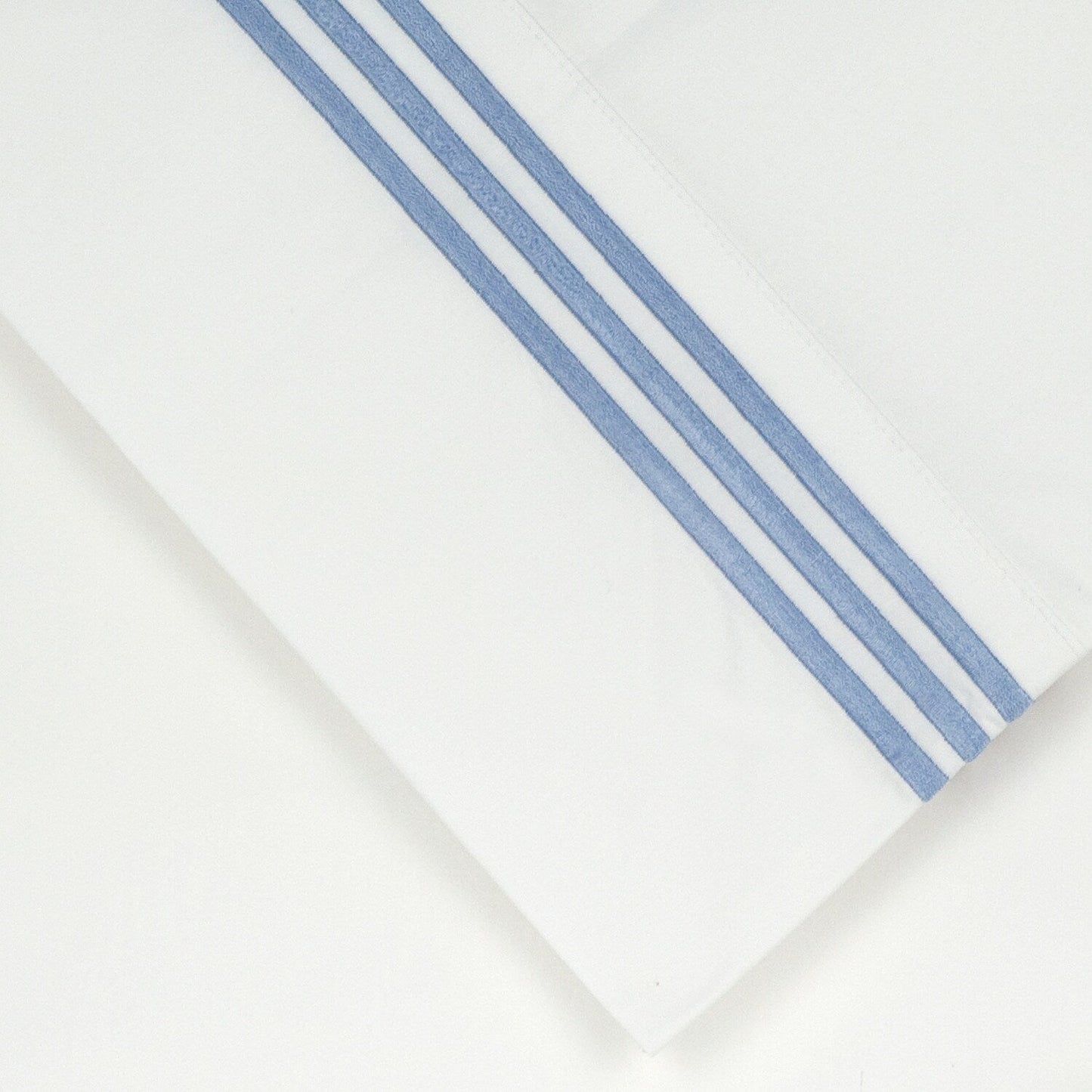 Pointehaven Long Staple Cotton Embroidered Percale Oversized Percale Cooling 4 pc Sheet Set