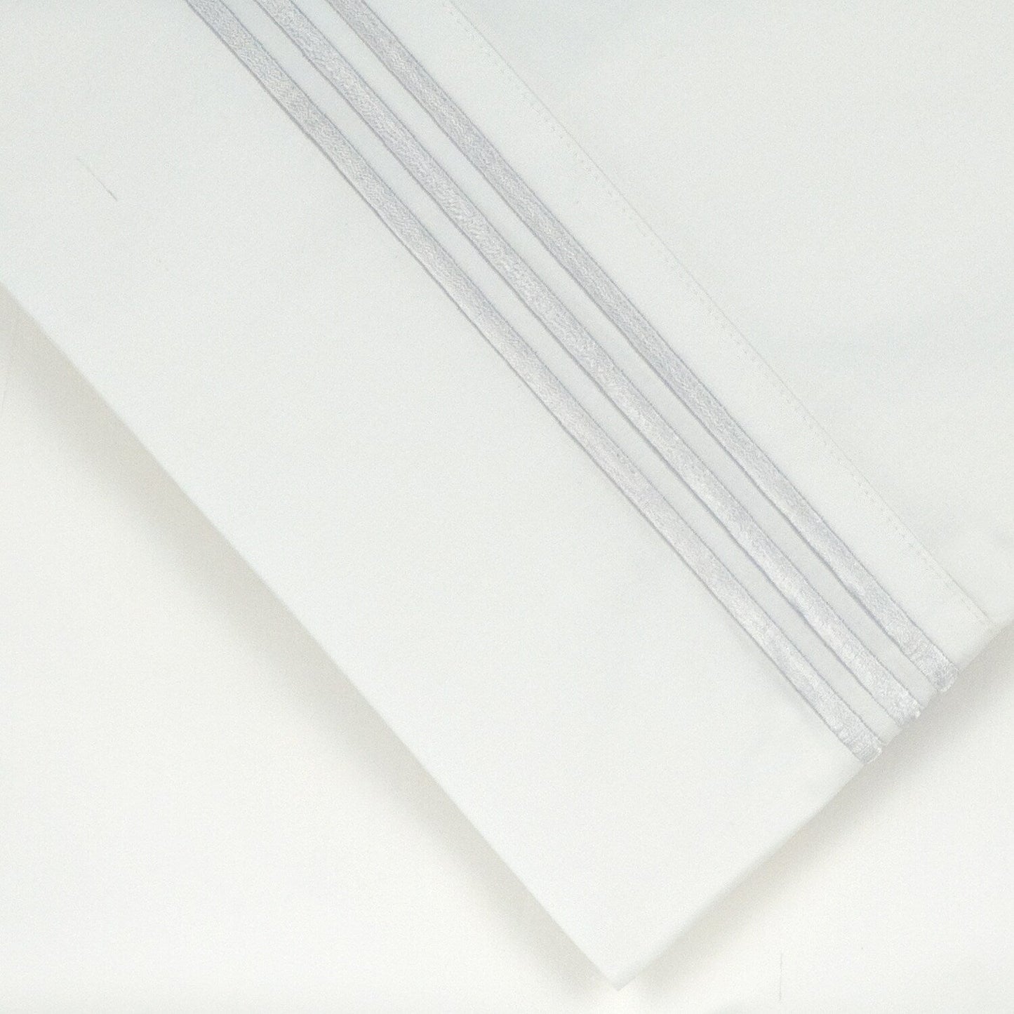 Pointehaven Long Staple Cotton Embroidered Percale Oversized Percale Cooling 4 pc Sheet Set