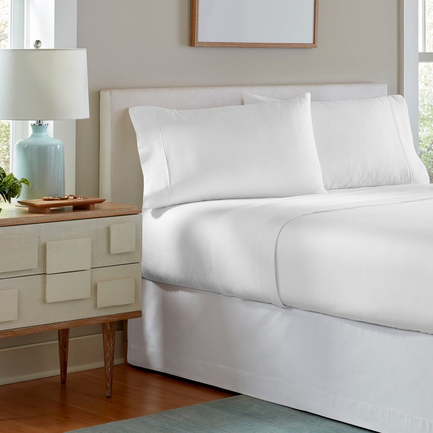 Pointehaven Superior Weight Cotton Deep Pocket Flannel Bed Sheet Set