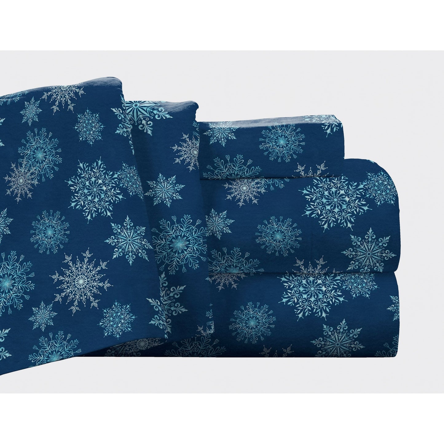 Pointehaven Superior Weight Cotton Deep Pocket Flannel Bed Sheet Set