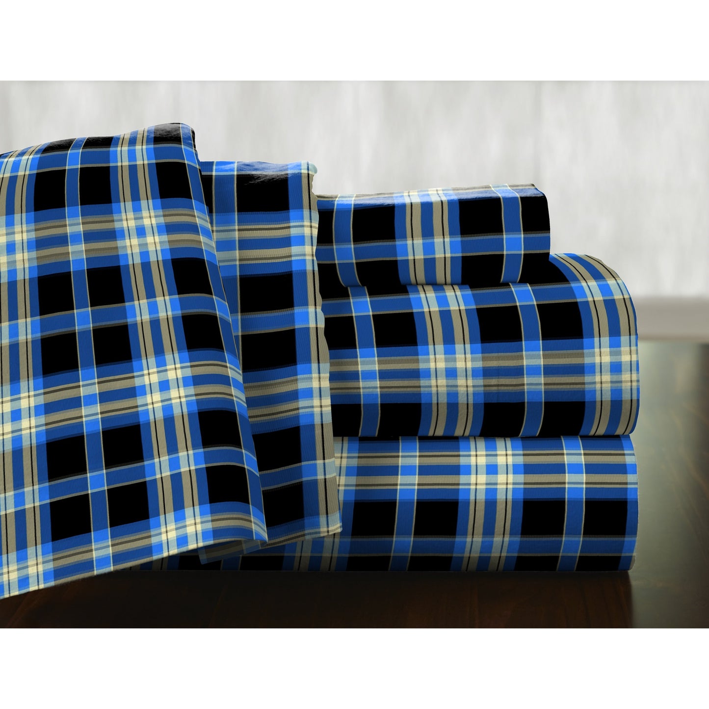 Pointehaven Superior Weight Cotton Deep Pocket Flannel Bed Sheet Set