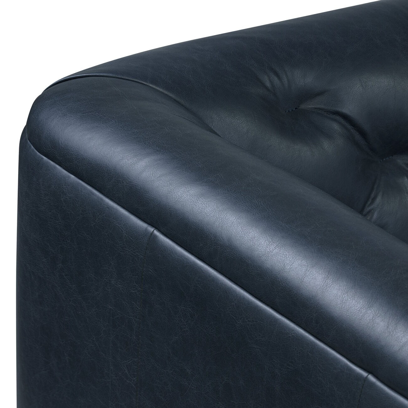 Canapé Poly & Bark Essex 89 - Cuir italien véritable pleine fleur
