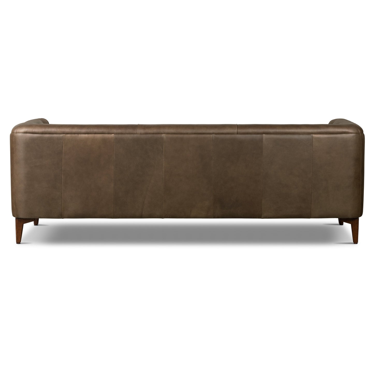 Canapé Poly & Bark Essex 89 - Cuir italien véritable pleine fleur