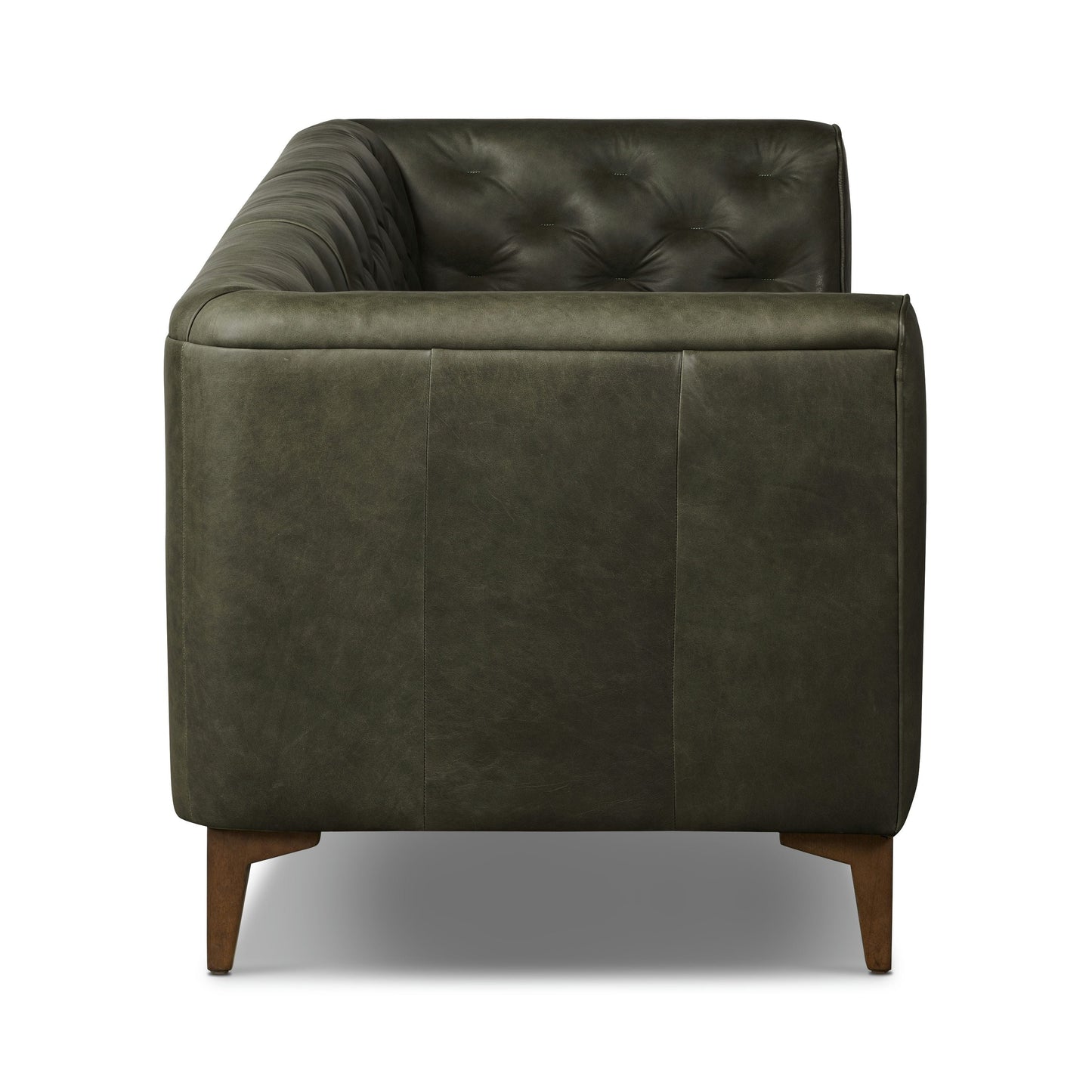 Canapé Poly & Bark Essex 89 - Cuir italien véritable pleine fleur