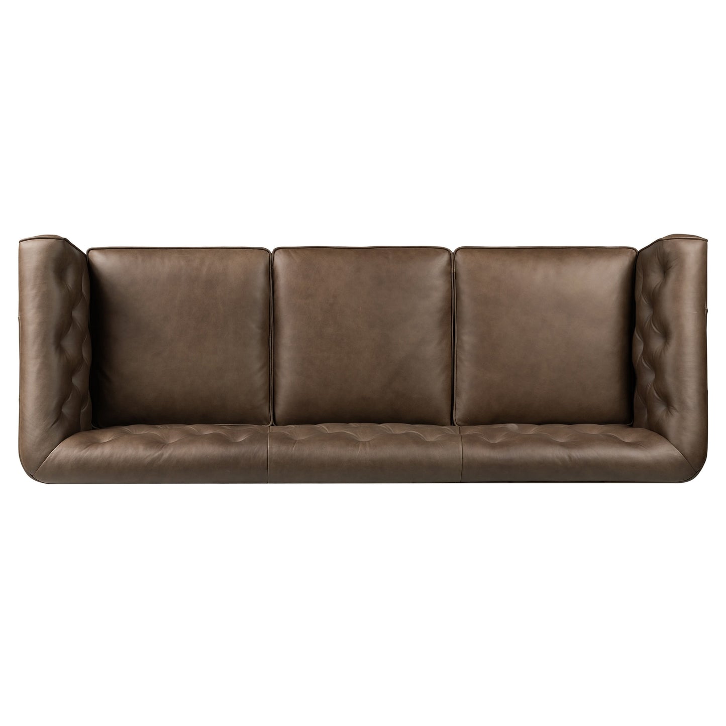 Canapé Poly & Bark Essex 89 - Cuir italien véritable pleine fleur