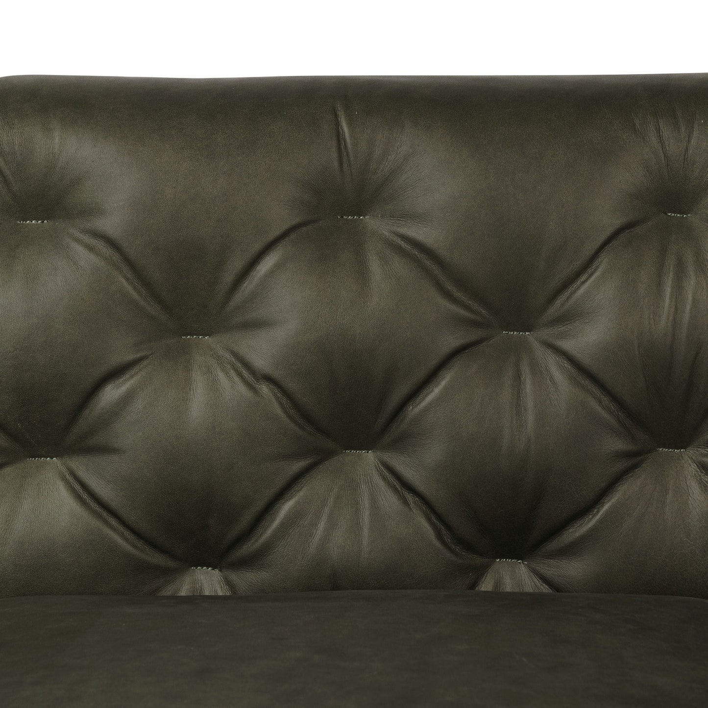 Canapé Poly & Bark Essex 89 - Cuir italien véritable pleine fleur