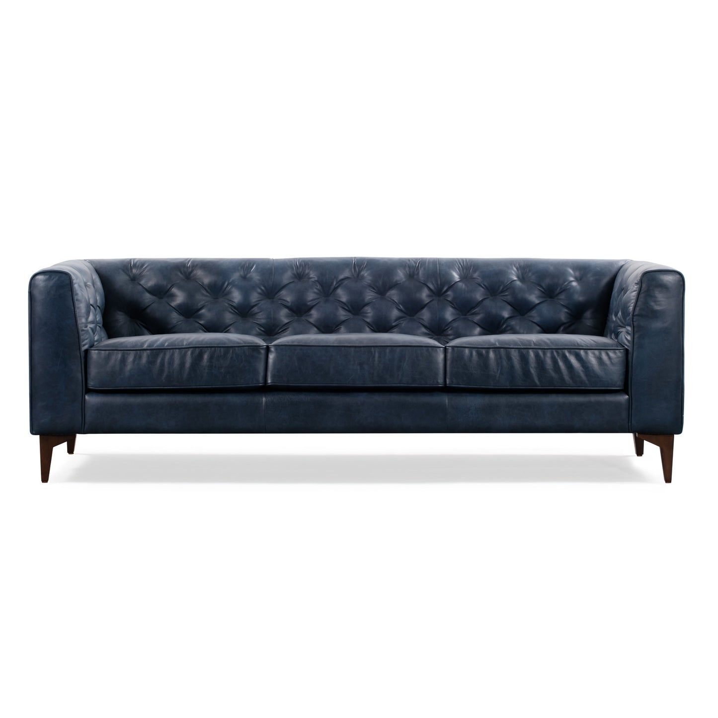 Canapé Poly & Bark Essex 89 - Cuir italien véritable pleine fleur