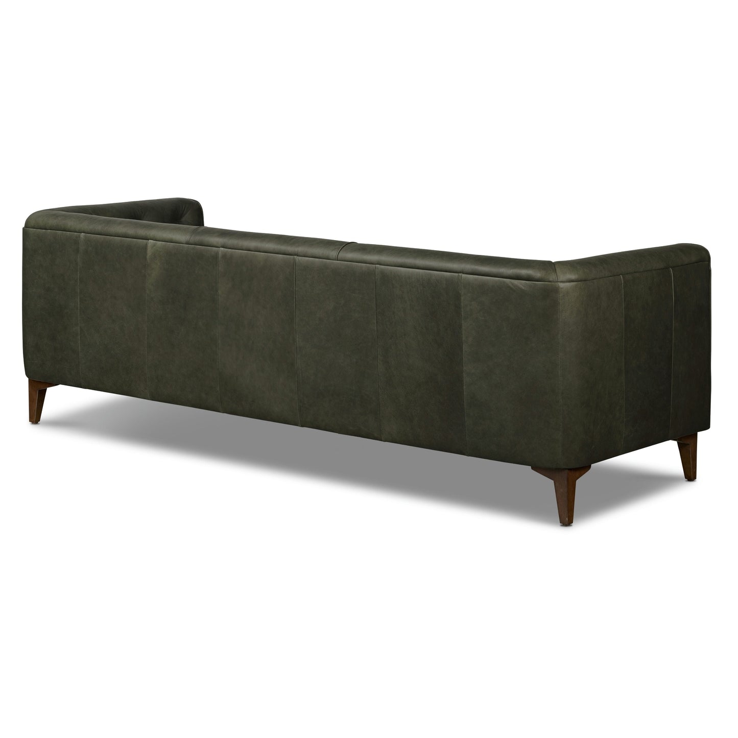 Canapé Poly & Bark Essex 89 - Cuir italien véritable pleine fleur