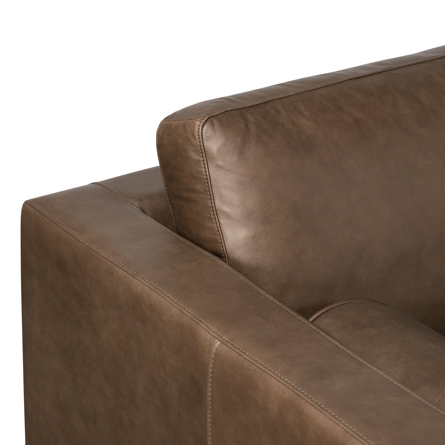 Canapé Napa 88,5 en Poly & Bark - Cuir italien véritable