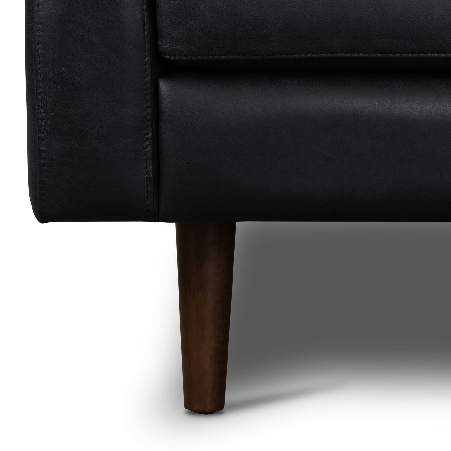 Canapé Napa 88,5 en Poly & Bark - Cuir italien véritable