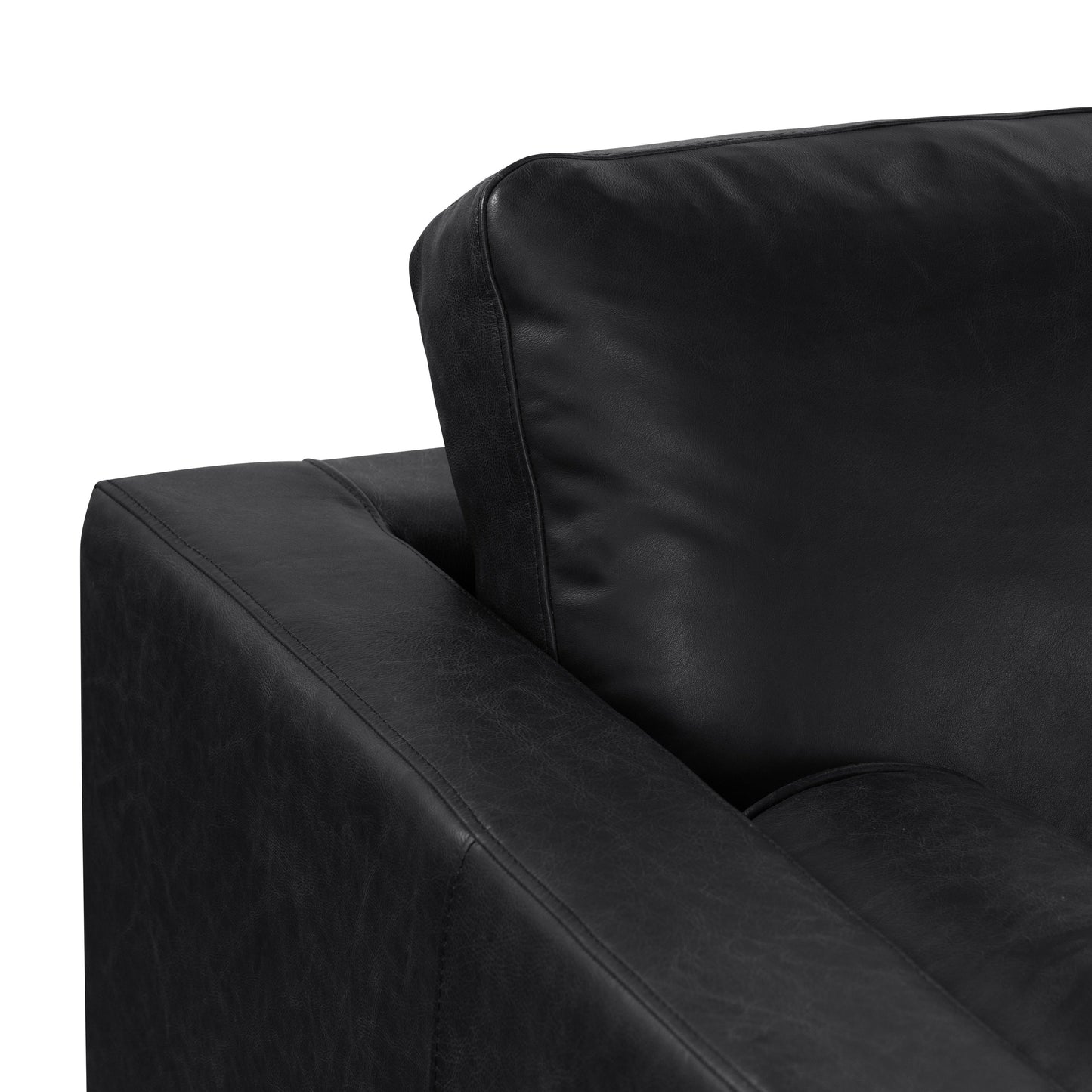 Canapé Napa 88,5 en Poly & Bark - Cuir italien véritable