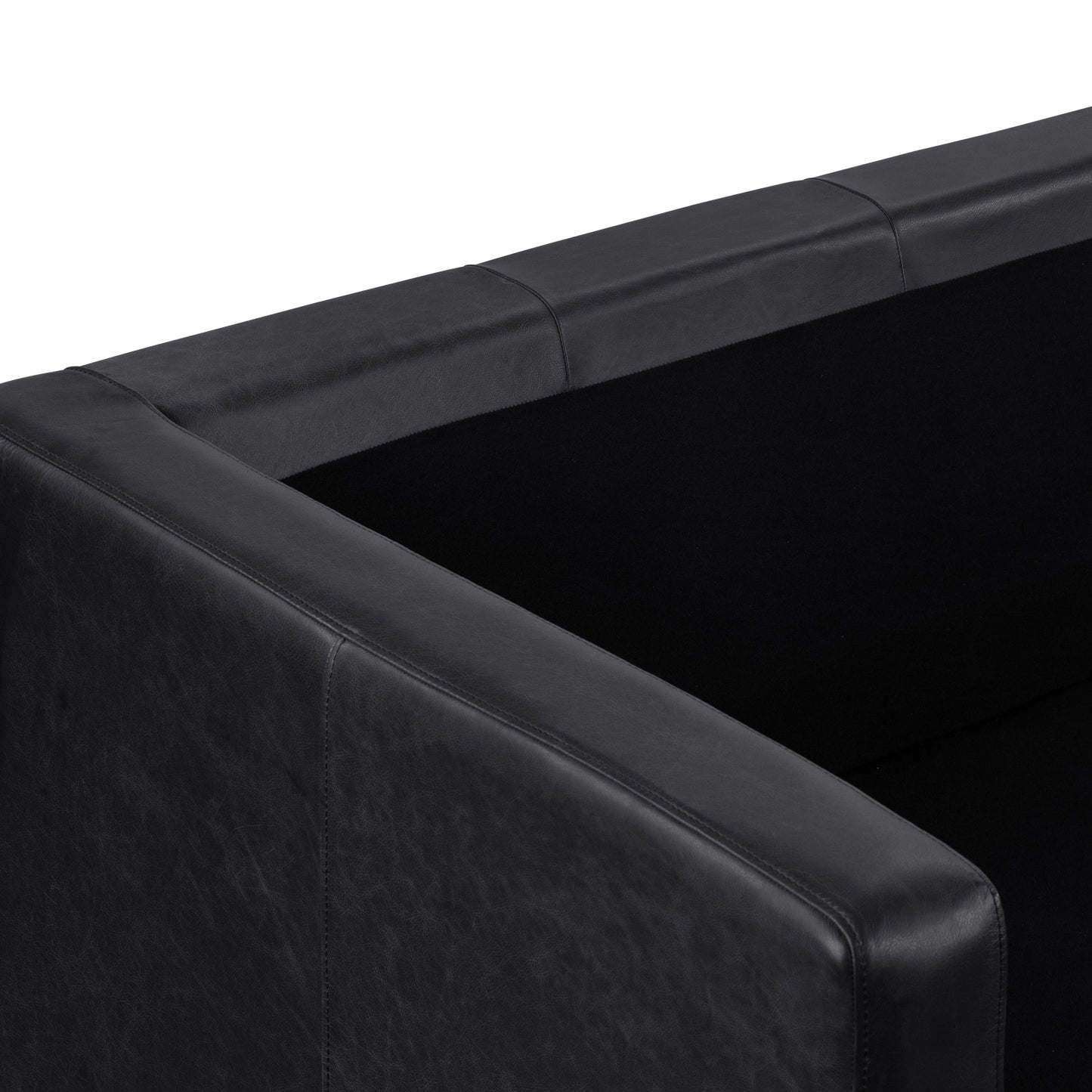Canapé Napa 88,5 en Poly & Bark - Cuir italien véritable