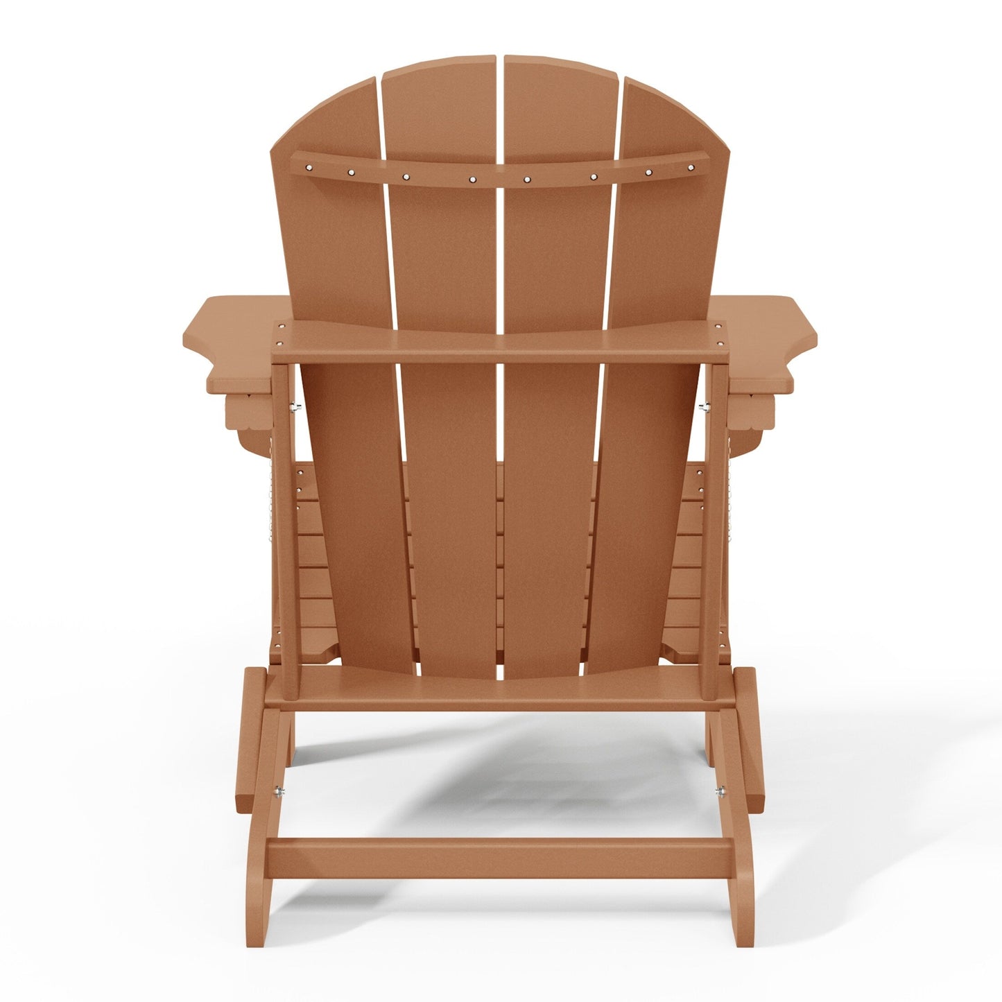 Polytrends Laguna Weather Resistant Outdoor Patio Folding Adirondack Chairs (Set of 2)