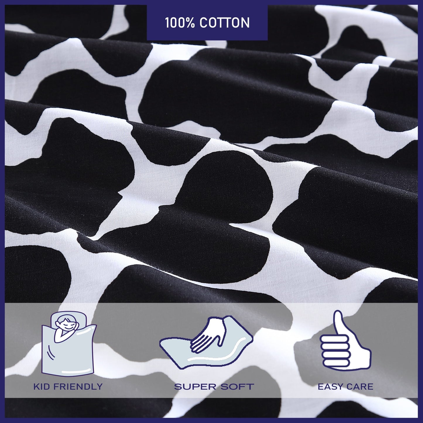 Poppy & Fritz Kids Printed Percale Cotton Sheet Sets