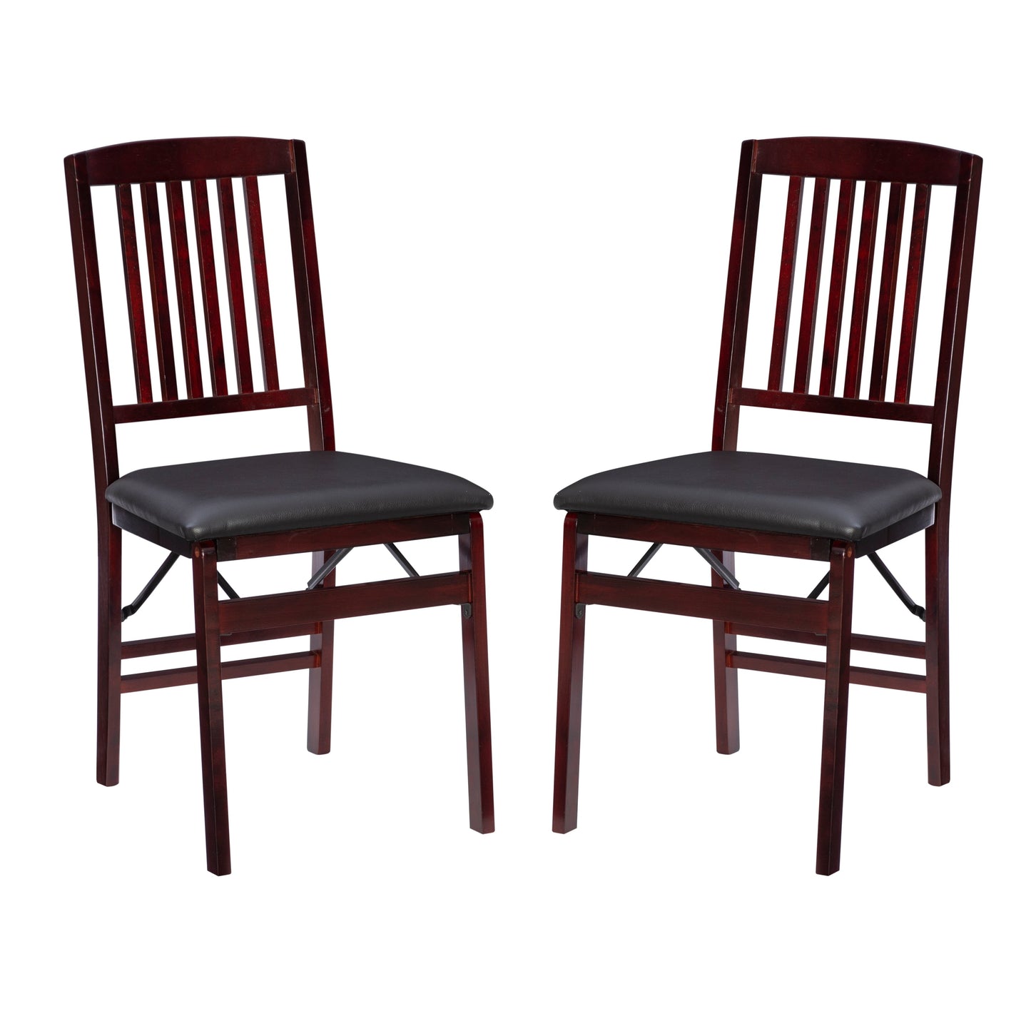 Porch & Den Lowell Espresso Folding Chair (Set of 2)