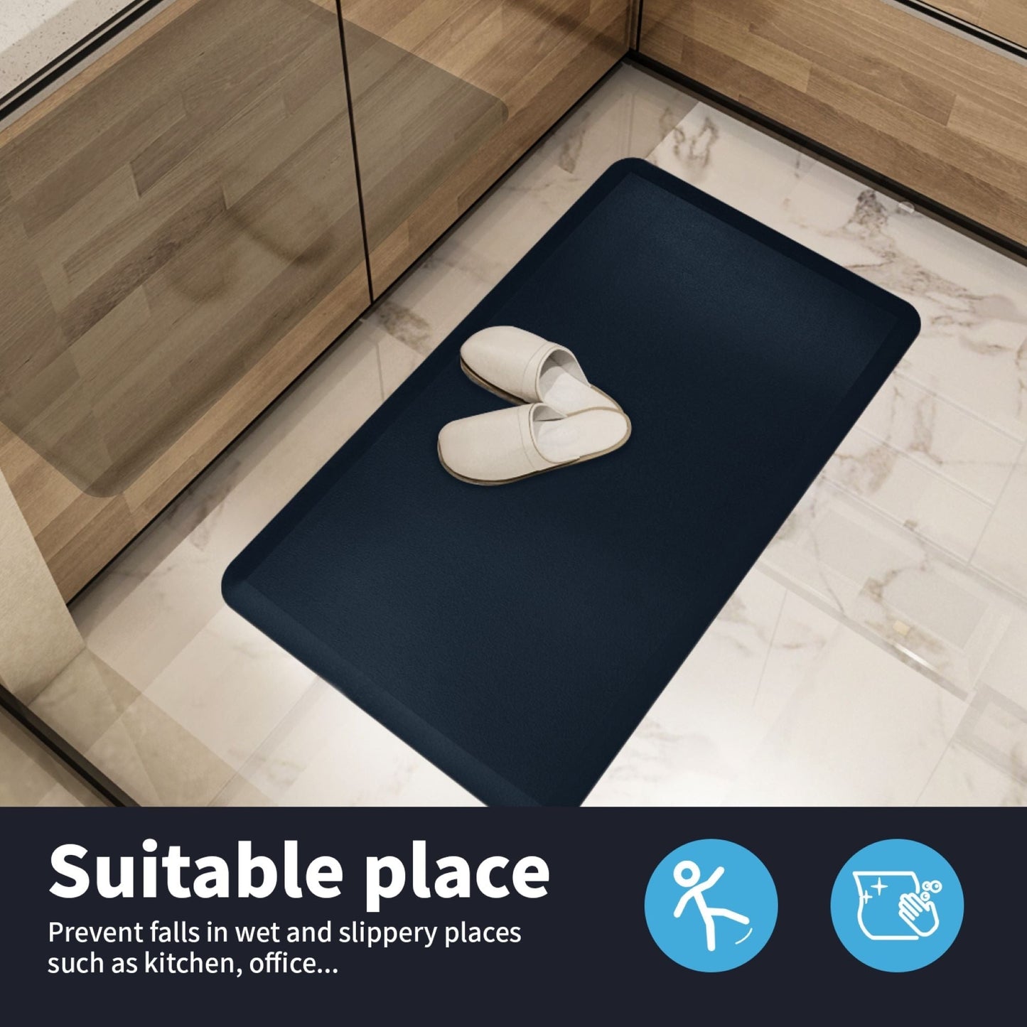 Anti-Fatigue Comfort Mat Non-Slip&All-Purpose Comfort-for Kitchen Office Standing Desk