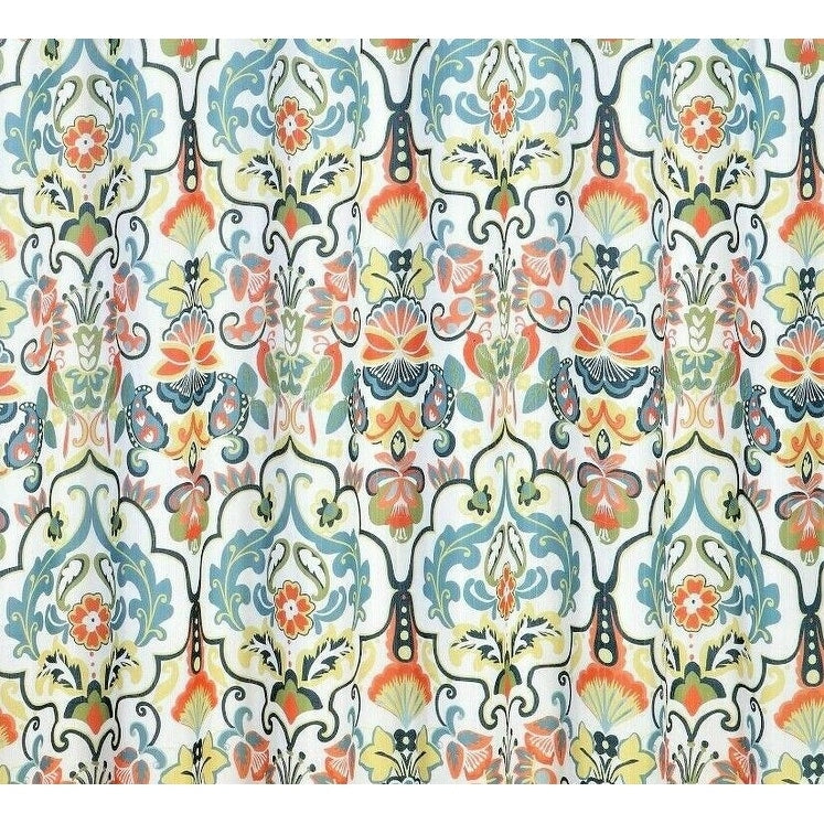 Printed Canvas Shower Curtain Polyester Bathroom Decor Beautiful Colorful Design 70 x 70