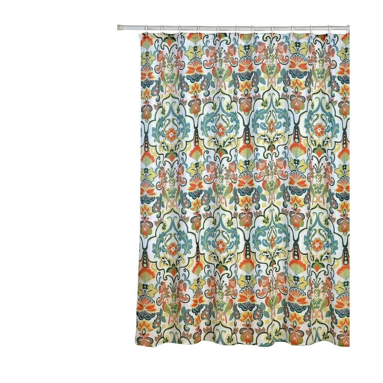 Printed Canvas Shower Curtain Polyester Bathroom Decor Beautiful Colorful Design 70 x 70