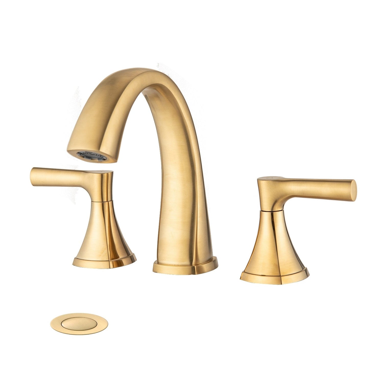 Proox 8 Widespread Bathroom SpotShield Basin Faucet w/ Drain Assembly