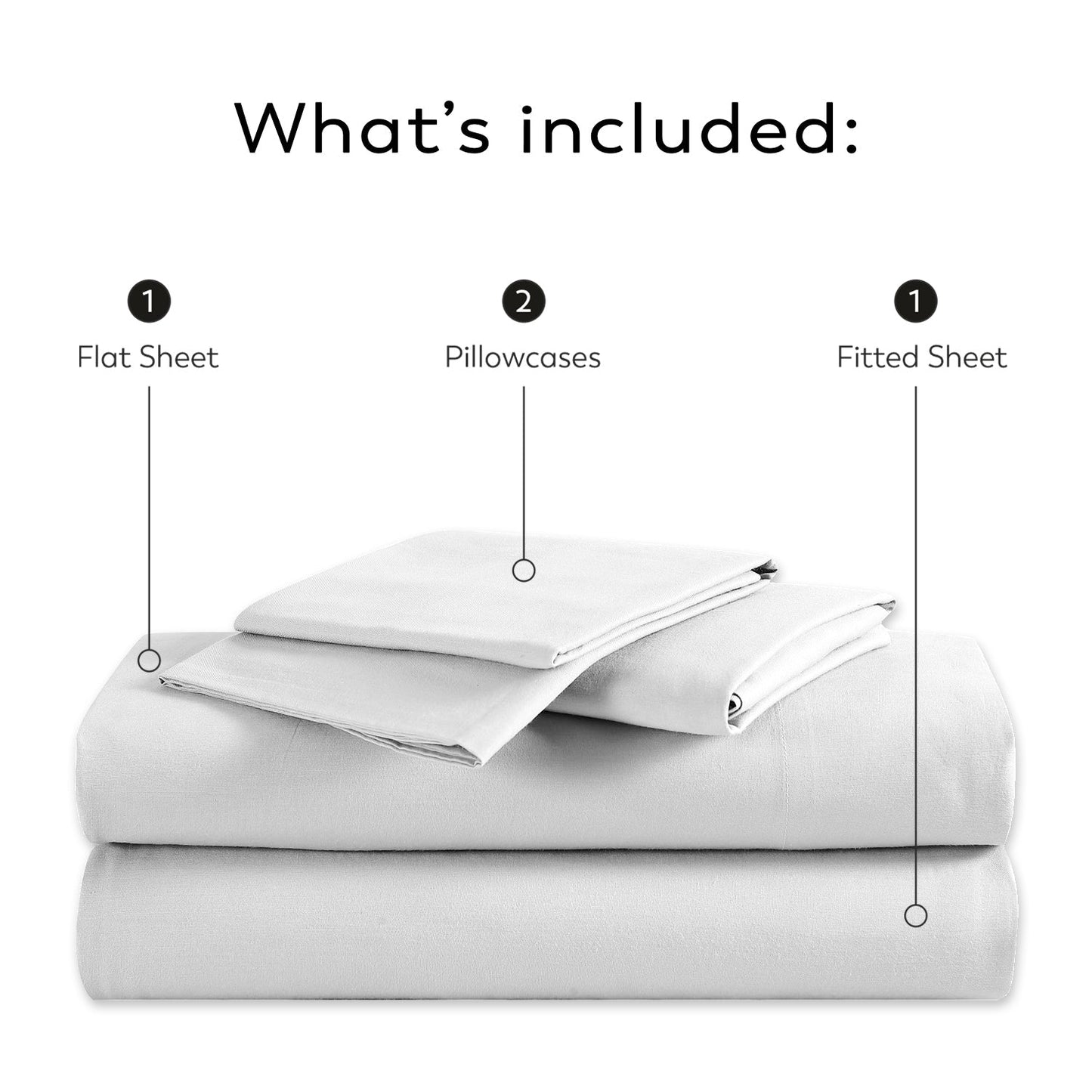 Purity Home 300TC Organic 100% Cotton Cool Crisp Percale Sheet Set
