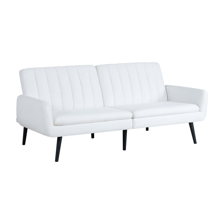 Canapé-lit futon moderne, canapé-lit futon convertible, canapé-lit en lin à dossier divisé pour salon