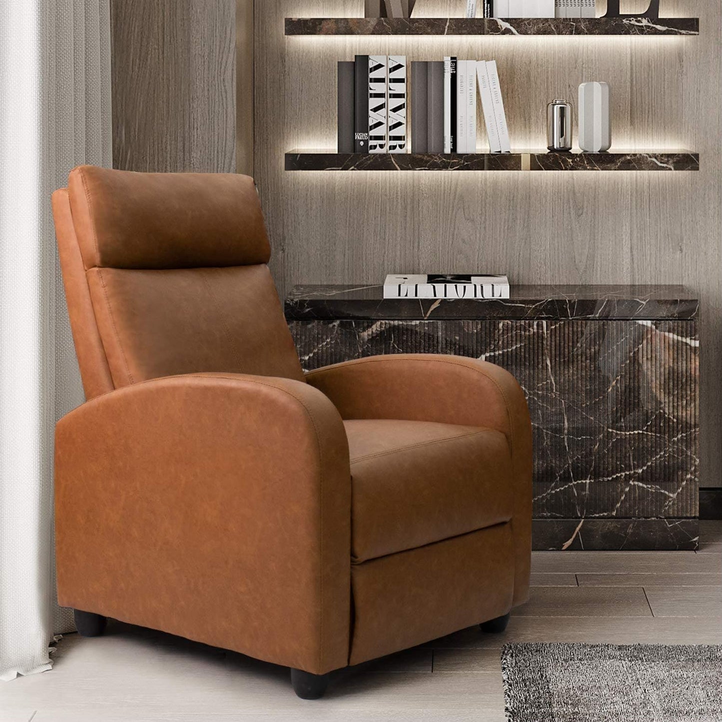 Fauteuil inclinable Homall en cuir synthétique pour salon