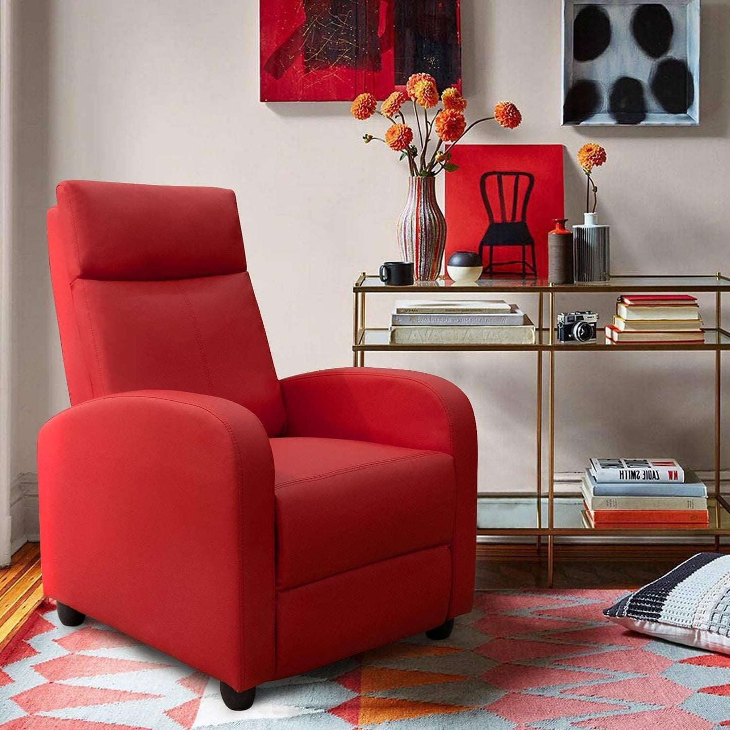 Fauteuil inclinable Homall en cuir synthétique pour salon