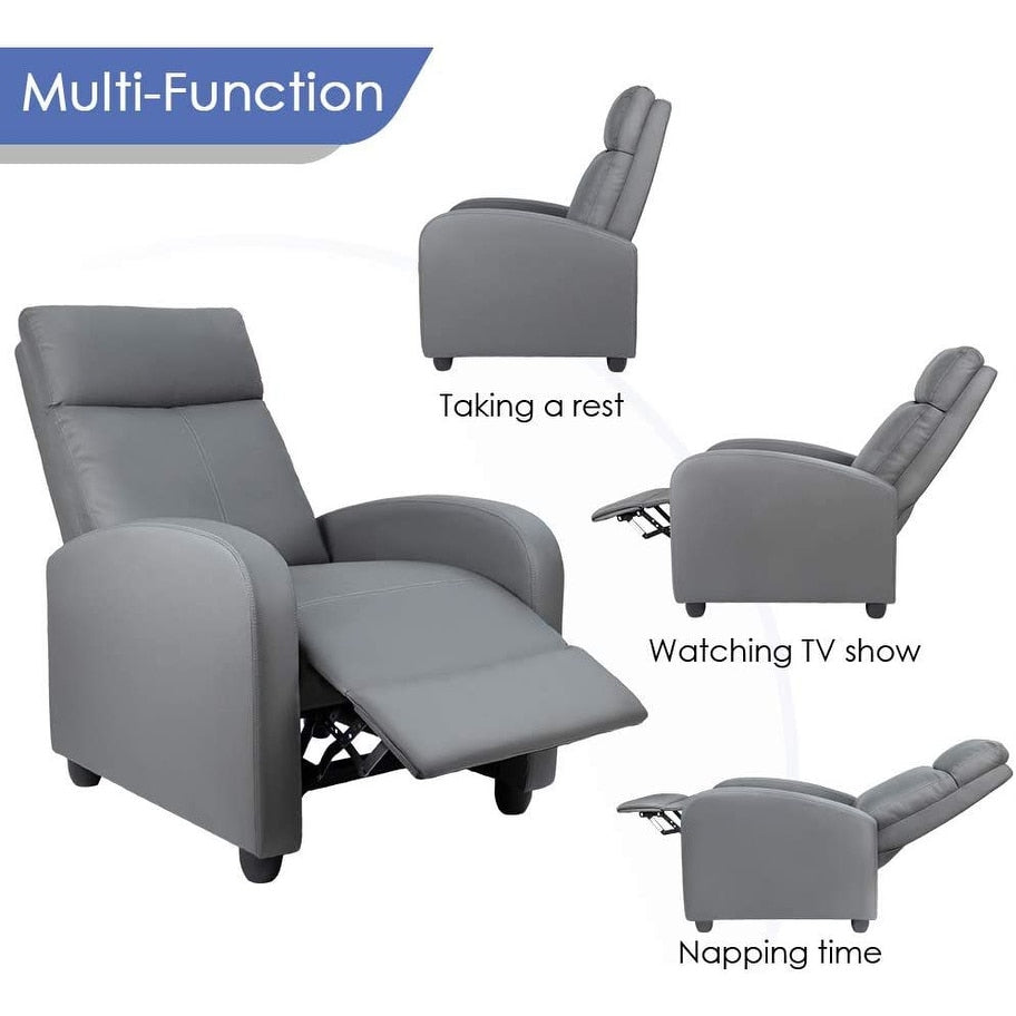 Fauteuil inclinable Homall en cuir synthétique pour salon