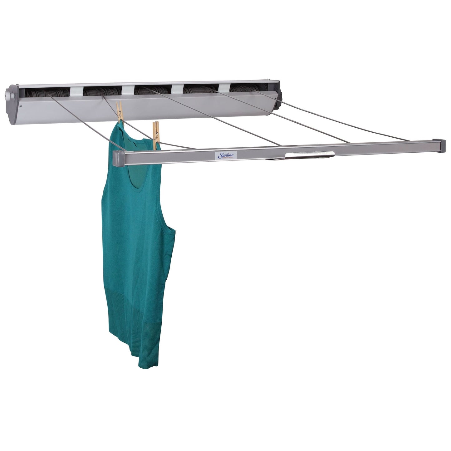 Étendoir à linge rétractable Household Essentials à 5 lignes