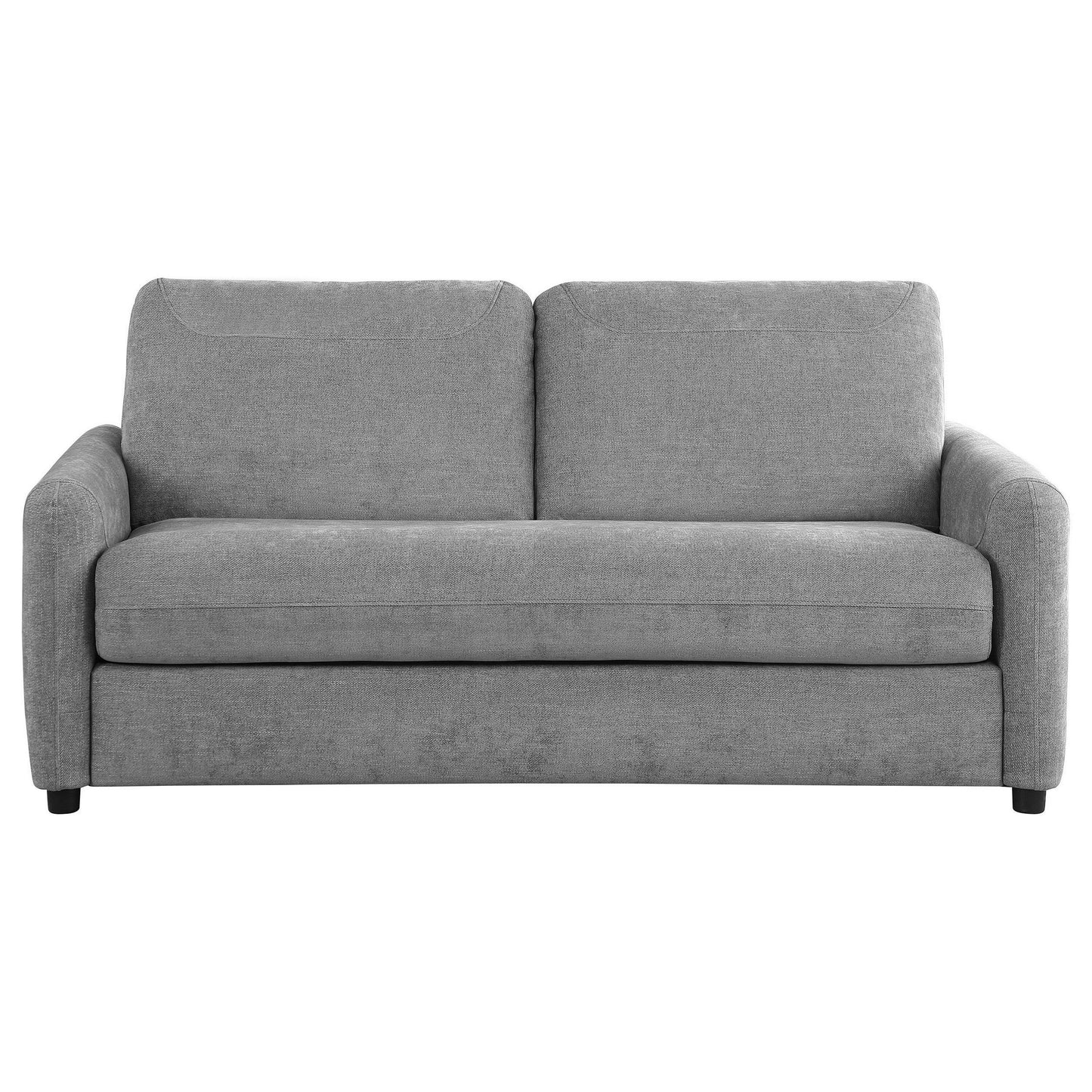 Canapé-lit Rilia avec matelas Queen, tissu gris classique, 188 cm