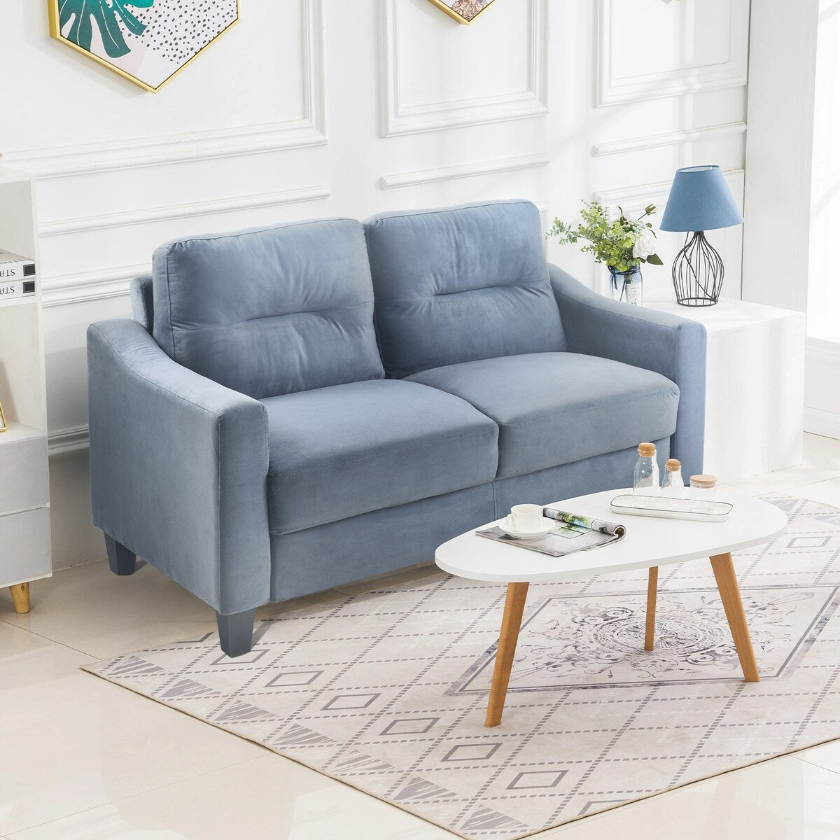 Ensemble canapé sectionnel confortable Roomfitters pour salon, chambre et bureau | Mobilier pour petits espaces
