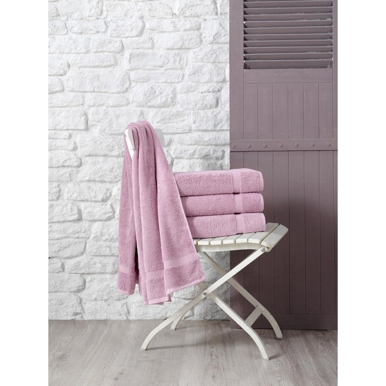 Royal Turkish Cotton Luxury Bath Towel Set & 100% Soft Turkish Cotton & Set of 4 Hotel Quality Towels