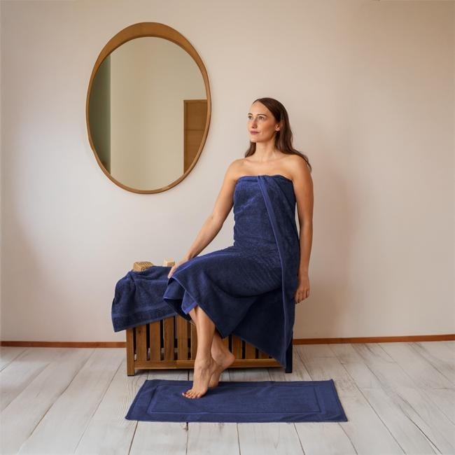 Classic Turkish Towels - Cambridge 100% Turkish Cotton Jumbo SPA Bath Sheet, Quick Dry