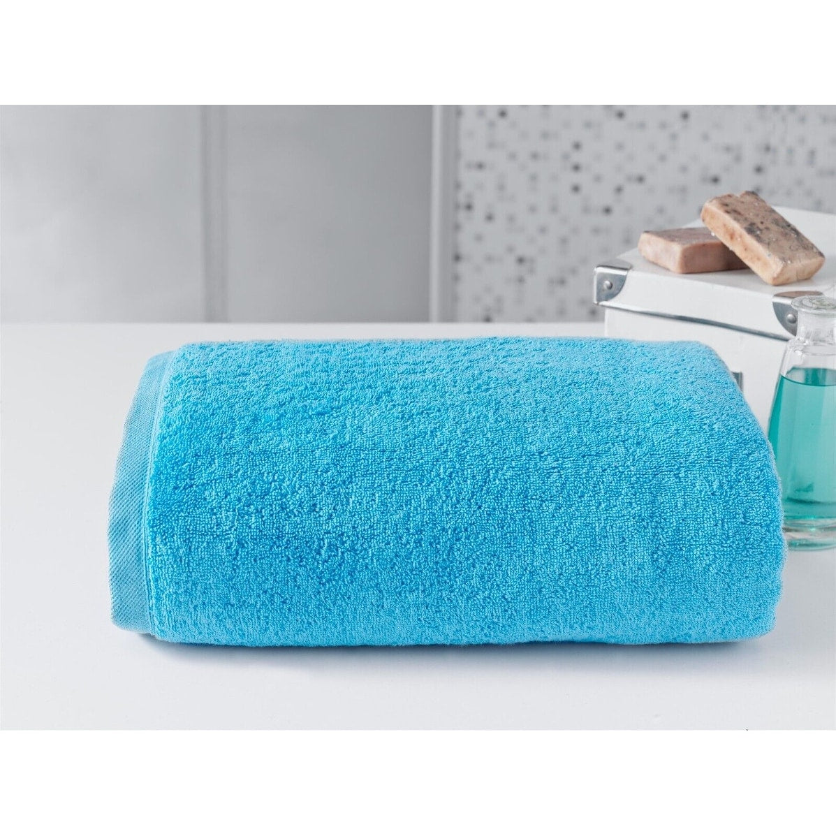 Classic Turkish Towels - Cambridge 100% Turkish Cotton Jumbo SPA Bath Sheet, Quick Dry