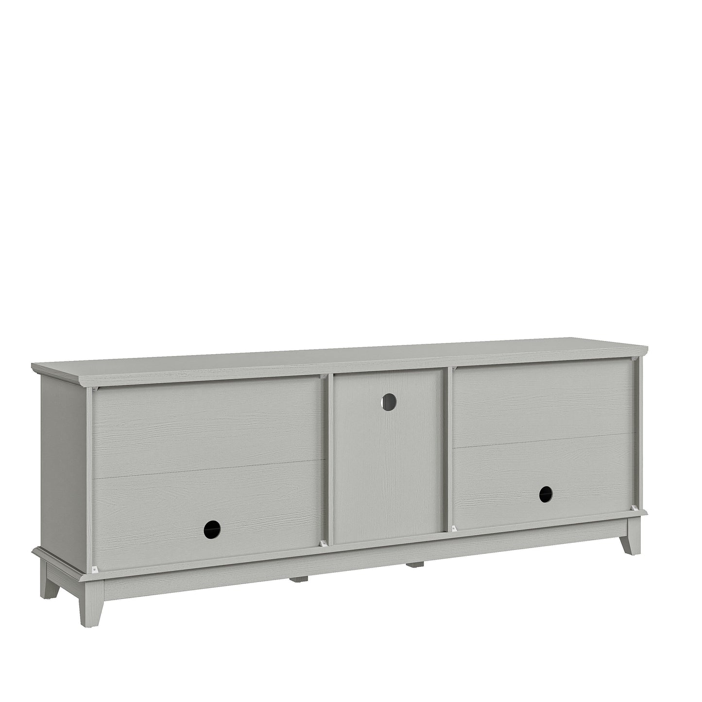 Rustic 72-Inch TV Stand with Adjustable Shelves, Hidden Storage - 72 in Width