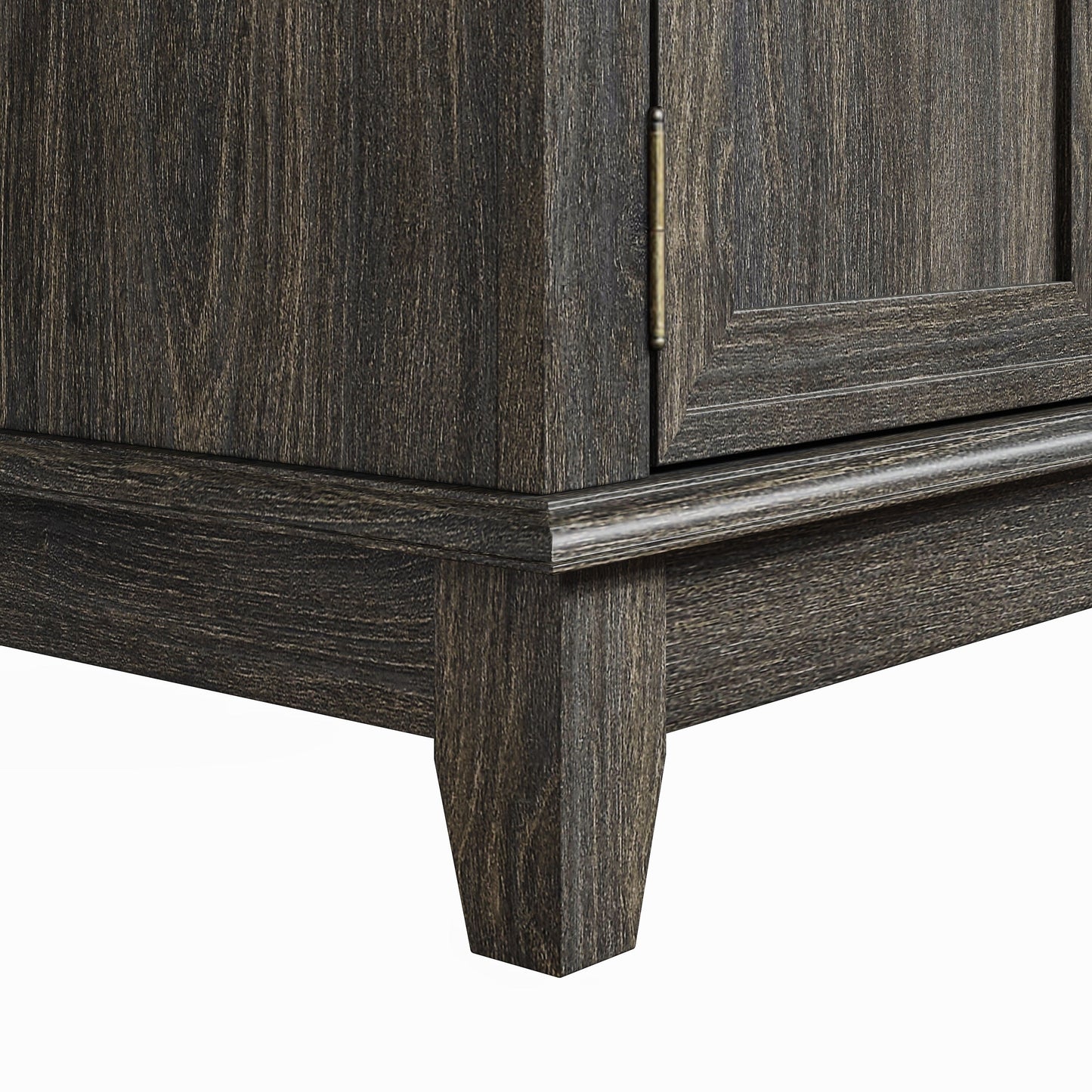Rustic 72-Inch TV Stand with Adjustable Shelves, Hidden Storage - 72 in Width