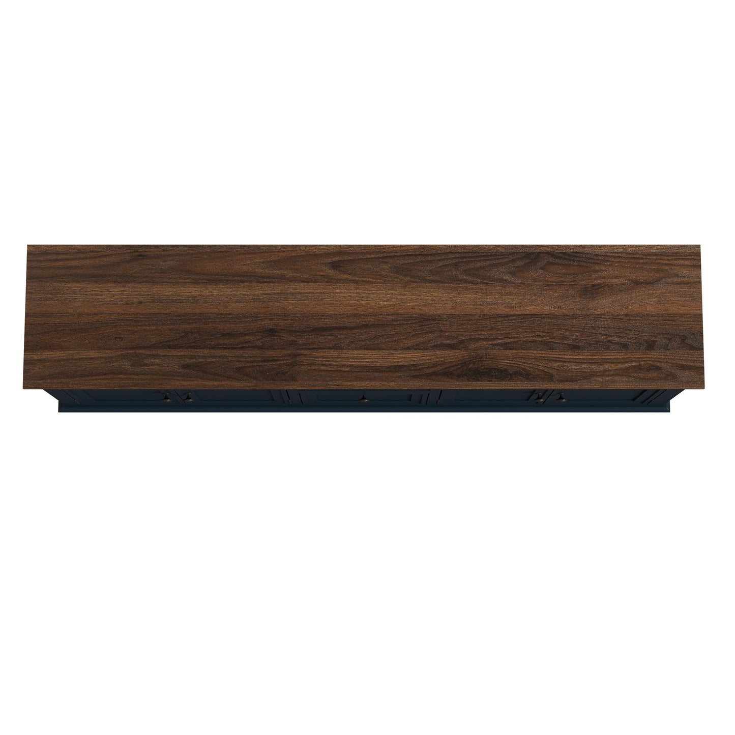 Rustic 72-Inch TV Stand with Adjustable Shelves, Hidden Storage - 72 in Width