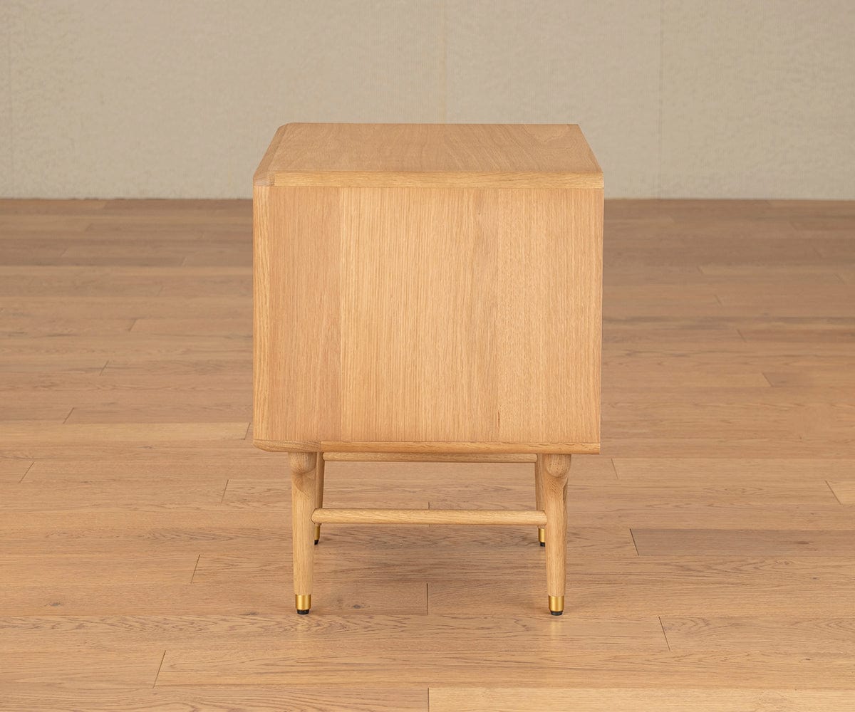 Table de chevet Hendrick Tambour II - Chêne blanc
