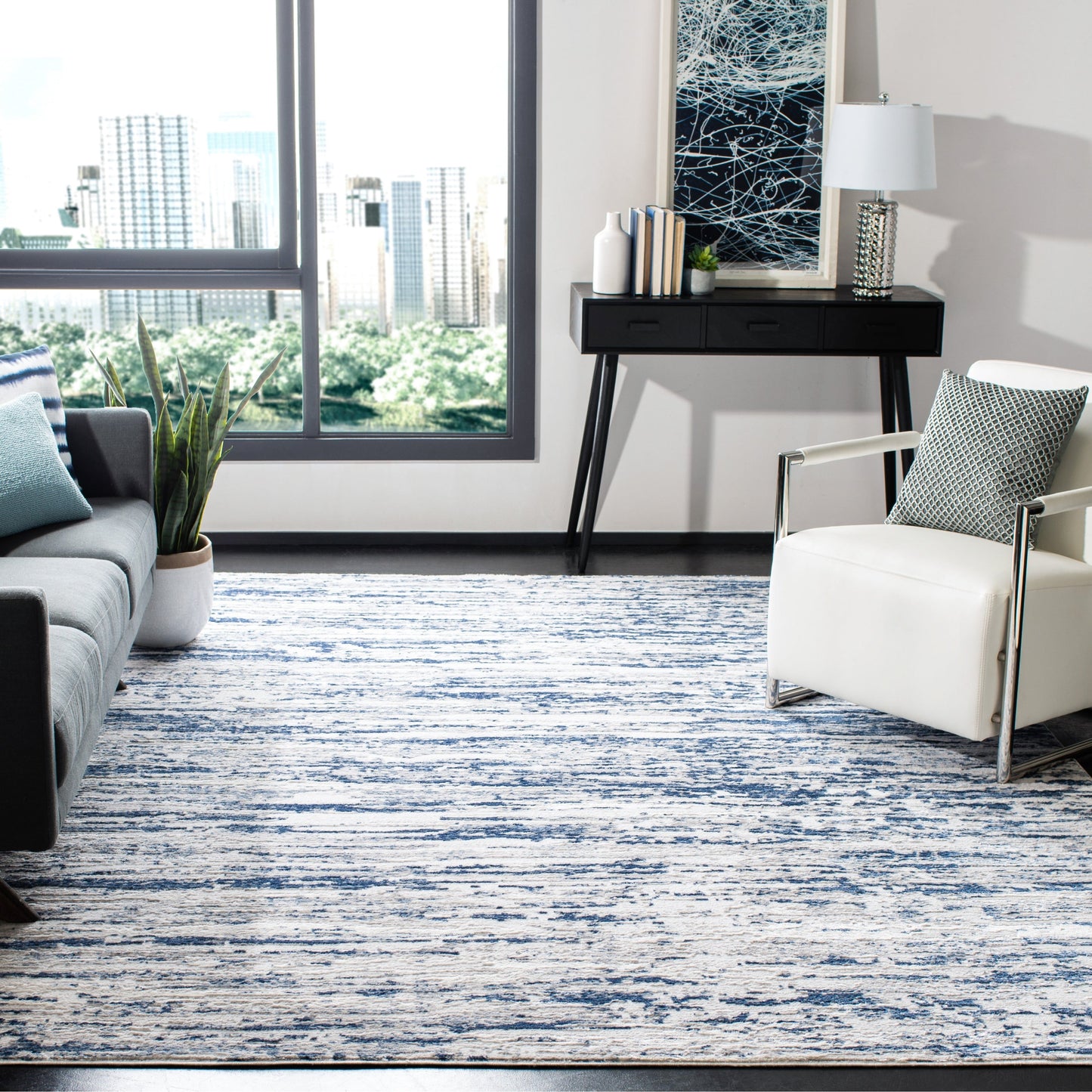 SAFAVIEH Amelia Agda Abstract Rug