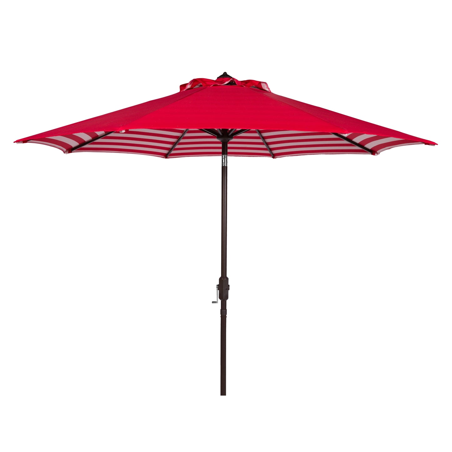 SAFAVIEH Hadire Inside Out Striped 9 Ft Crank Outdoor Umbrella