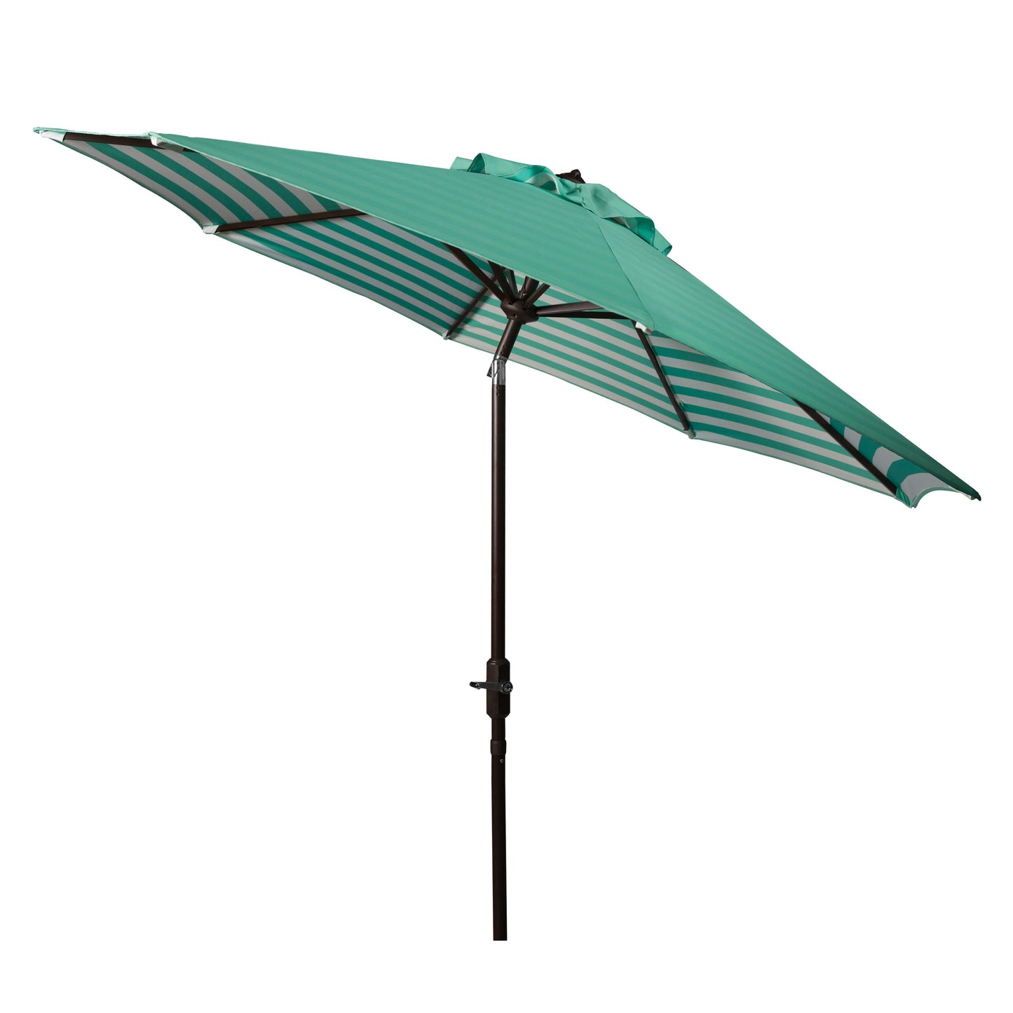 SAFAVIEH Hadire Inside Out Striped 9 Ft Crank Outdoor Umbrella
