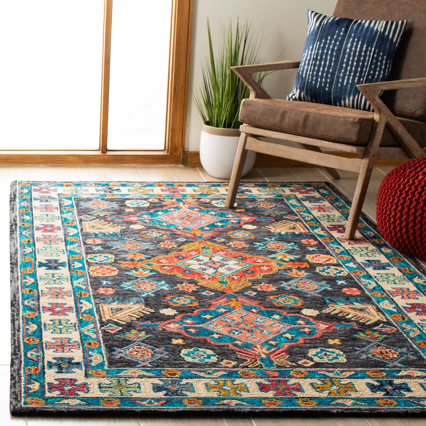 SAFAVIEH Handmade Aspen Sigurþora Bohemian Wool Rug