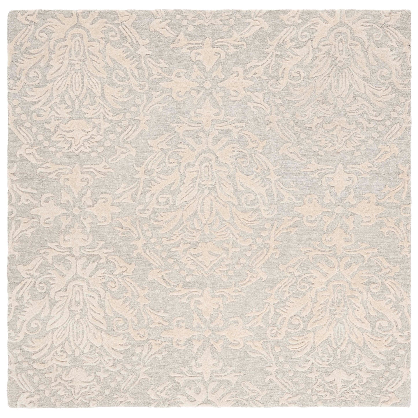 SAFAVIEH Handmade Blossom Ambroisine Modern Floral Wool Rug